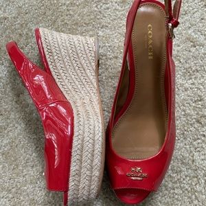 Coach Ferry Wedge Heel Women Women's Shoes Sandals